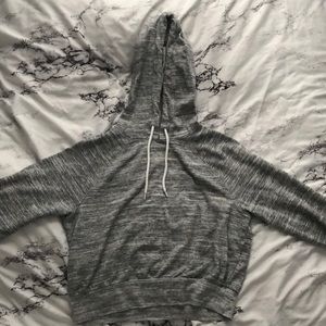 Cropped Grey Hoodie